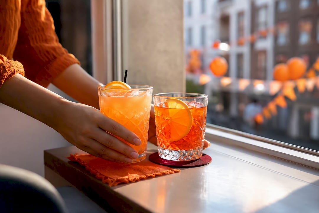 Oranje cocktails voor Koningsdag klaar