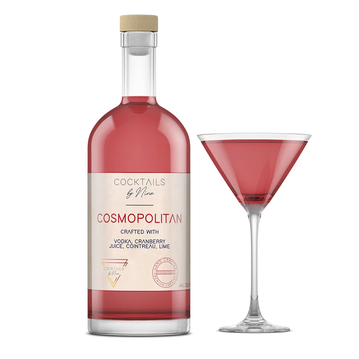 COSMOPOLITAN Cocktails by Nina Cocktail aan huis Cocktailsbynina-Cocktails by Nina
