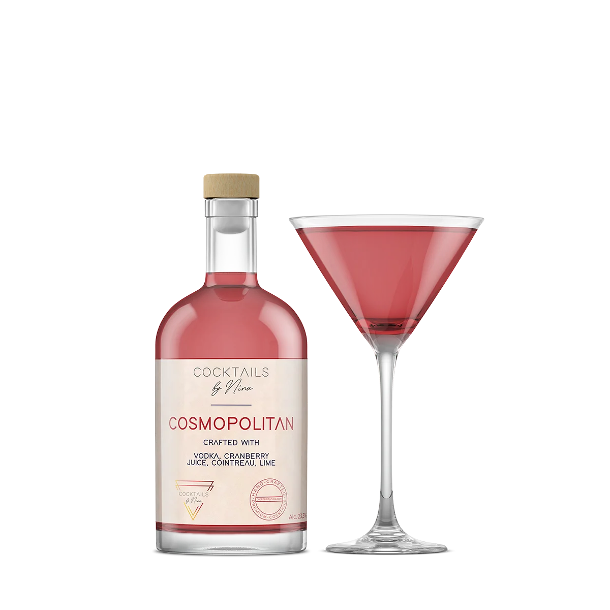 COSMOPOLITAN Cocktails by Nina Cocktail aan huis Cocktailsbynina-Cocktails by Nina