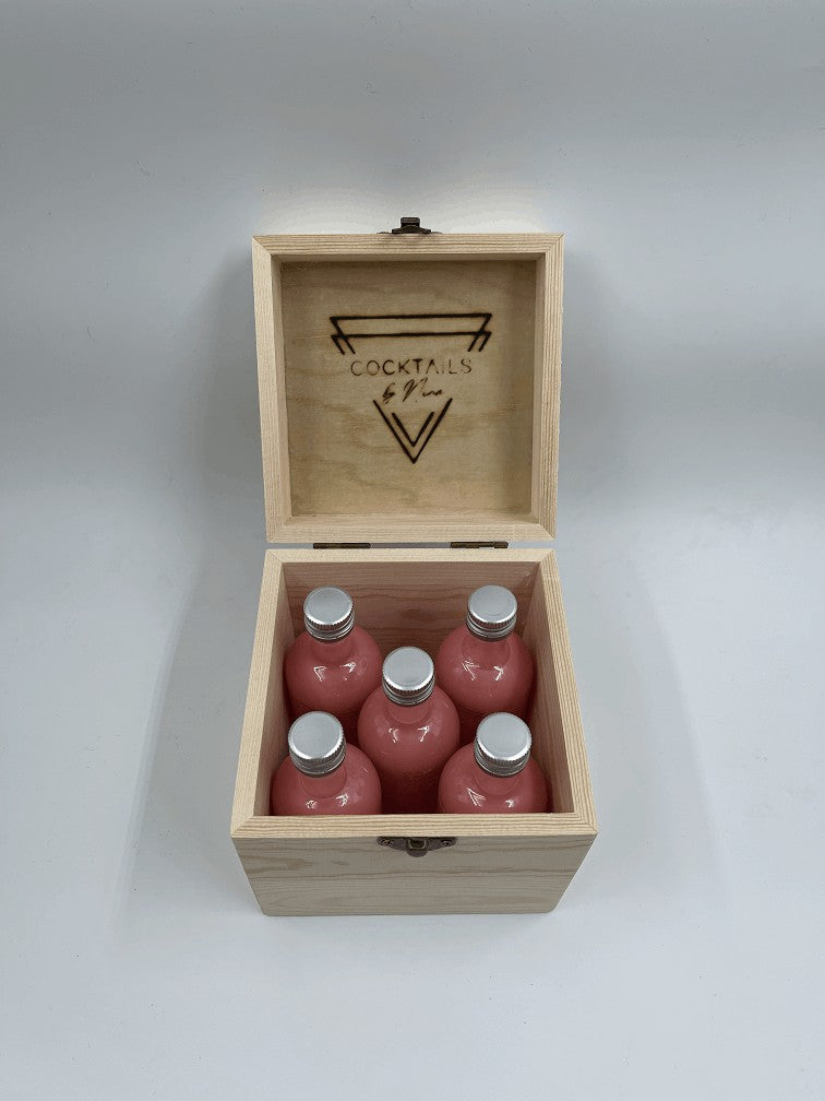 Shotjes Box - 5 x Mona toetje (50ml)