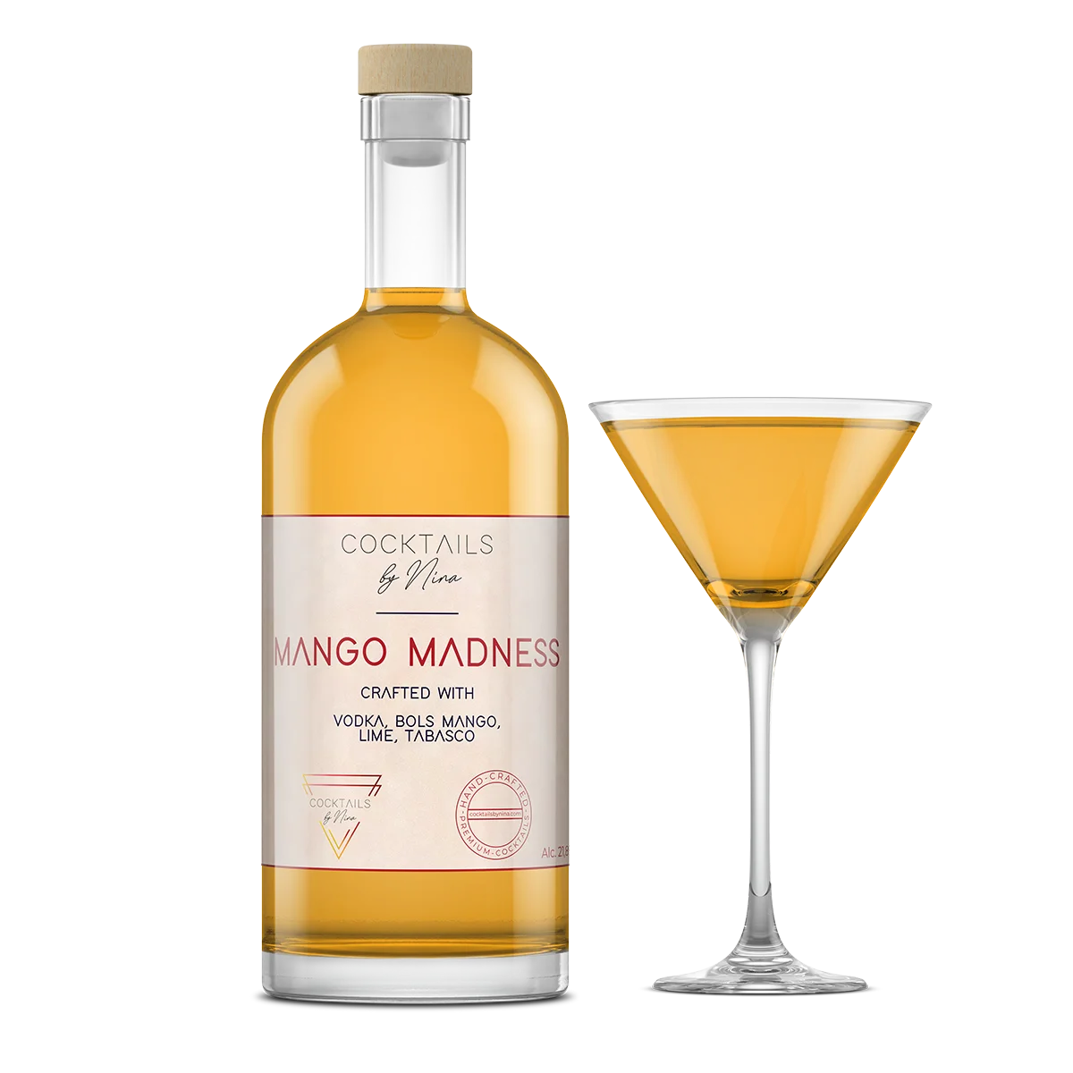 MANGO MADNESS Cocktails by Nina Cocktail aan huis Cocktailsbynina-Cocktails by Nina