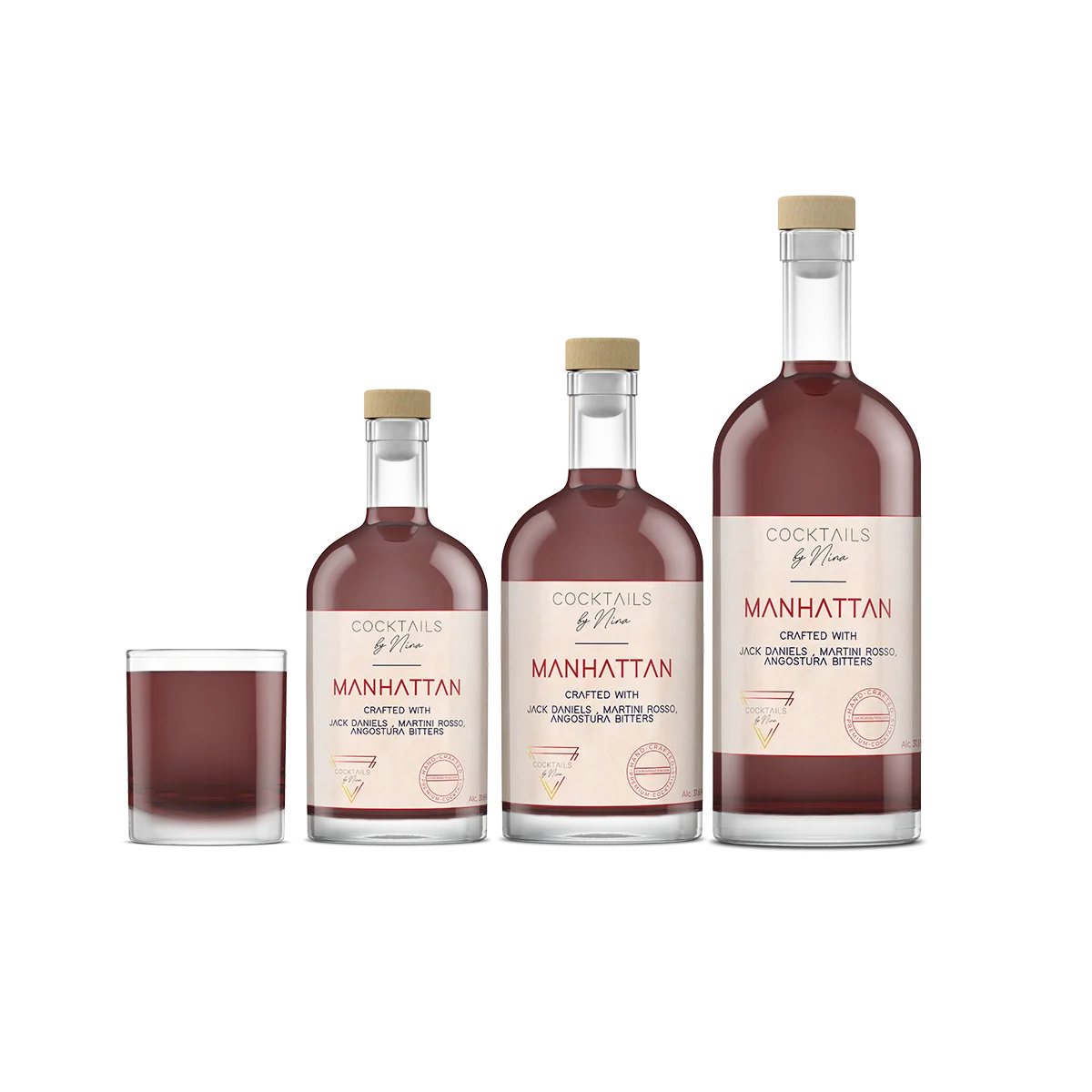 MANHATTAN Cocktails by Nina Cocktail aan huis Cocktailsbynina-Cocktails by Nina