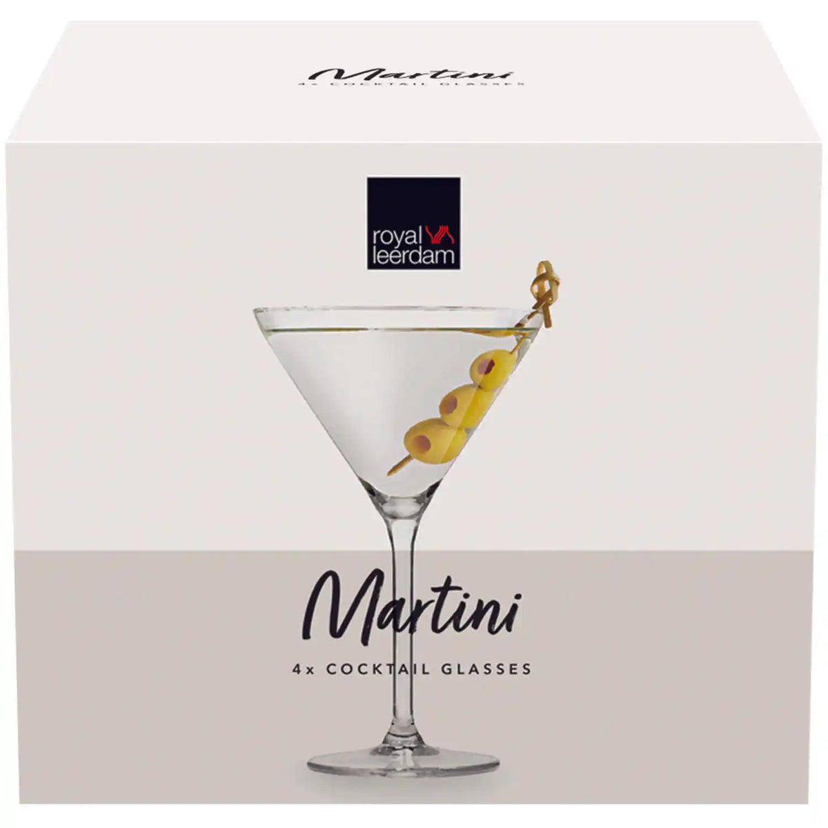 Martini glasses set of four, 26cl, featuring a classic design with a clear bowl and a slender stem.-Cocktails by Nina-Cocktails by Nina