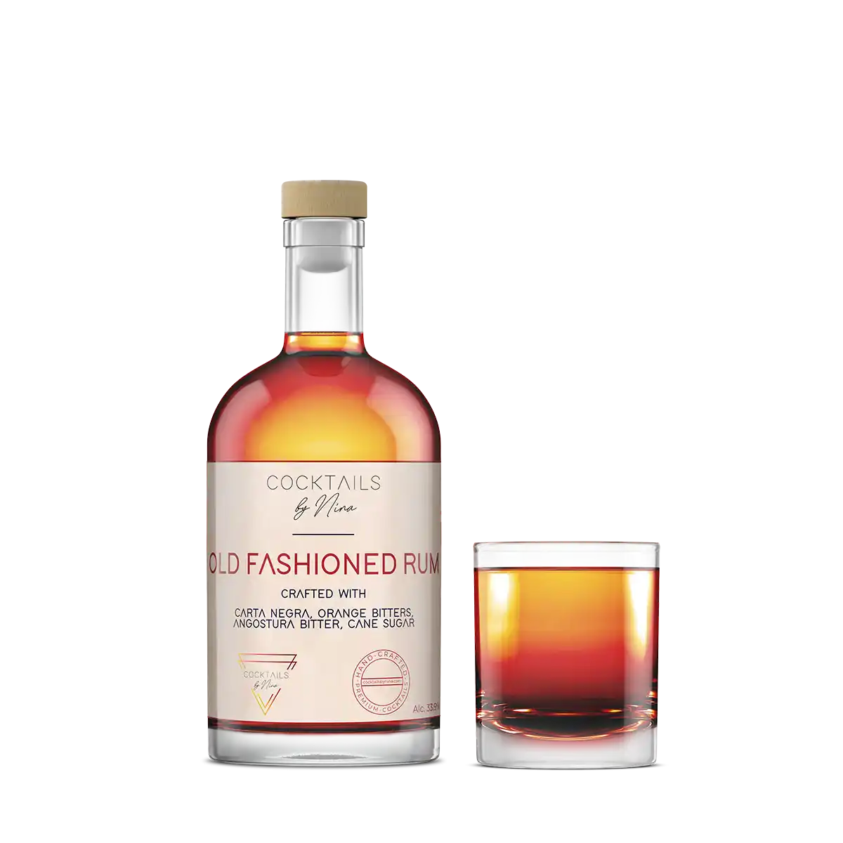 OLD FASHIONED RUM Cocktails by Nina Cocktail aan huis Cocktailsbynina-Cocktails by Nina-Cocktails by Nina